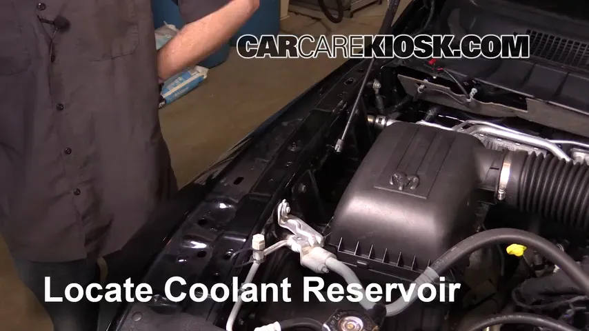 2014 Ram 1500 Big Horn 3.6L V6 FlexFuel Crew Cab Pickup Coolant (Antifreeze) Check Coolant Level